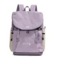 Zaino viola leggero con tasche laterali, zainetto casual da viaggio e per la scuola. - Viola