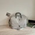 Large capacity travel duffel bag gym bag waterproof weekend overnight bag for women and men - Gray