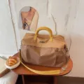 Grande borsa da viaggio impermeabile, borsone week-end cachi casual per sport e fitness. - 40*21*25 / Marrone