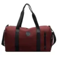 Borsa sportiva bordeaux da donna, grande capacità per viaggi e fitness, design elegante. - Borgogna