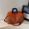 Grand sac de voyage pour femme et homme, sac de sport leger et bagage pour court sejour. - Orange