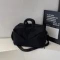 Black large capacity gym duffel bag, versatile travel shoulder bag for sports and fitness. - 40*21*22 / Black