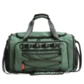 Bolsa de viaje y deporte verde impermeable de gran capacidad con separación húmeda y seca. - Verde