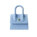 Mini hellblaue Gelee Handtasche Mode PVC Griff Tasche schick lässige süße Tasche für Damen - Himmelblau