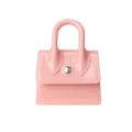 Rosa Mini Jelly Handtasche, stylische PVC Henkeltasche Variante für Damen in trendiger Optik. - Rosa