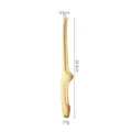 Koreanische Grillzange Edelstahl gold Lebensmittelclip lang BBQ Werkzeug Länge 24.3cm - Spitz zulaufender Ganzstahl-Stil (430 Koreanische BBQ-Zange) / Gold
