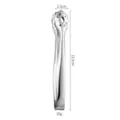Pinza per ghiaccio in acciaio inossidabile con design ad artiglio per bar cucina 13.5cm - Pinze per ghiaccio a forma di artiglio colore naturale