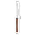 Japanese style wooden handle stainless steel dinner knife solid wood western tableware 21.8cm - Rosewood Steak Knife