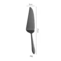 Larga pala para tartas de acero inoxidable espátula titanio negro 27cm herramienta postre - Pala para Pastel Negro