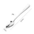 Roestvrijstalen fruitlepel met gekartelde rand, 16,5 cm lengte, ideaal voor desserts en taart. - Natuurlijke fruithapschraper