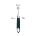 Stainless steel fruit melon baller carving knife with green handle 20cm kitchen tool sku - Cute Caterpillar Style