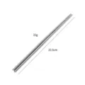Bacchette Pieghevoli in Acciaio Inossidabile Portatili Campeggio Viaggio 22,5 cm - Bacchette staccabili
