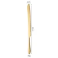 Cuchillo de pan largo y espátula de pastel de acero inoxidable dorado 33cm 98g - Cuchillo de pan dorado