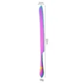 Cuchillo de pan de acero inoxidable titanio arco iris espátula de pastel 33cm pro - Cuchillos de pan arcoíris