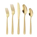 Edelstahl Gold Besteck Set 5-teilig Premium Küchengeschirr Messer Gabel Löffel Set - Gold 5-teiliges Set