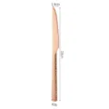 Roségold gehämmertes Edelstahl-Messer, eleganter strukturierter Griff für Tafelbesteck. - Steakmesser / Roségold