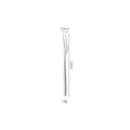 Korean style 304 stainless steel fruit fork long handle dessert fork 13cm tableware - 13cm/13g