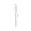 Stainless steel butter knife size specification detail image showing length and width dimensions. - 16.5cm/21g