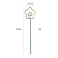 Stainless steel rainbow cocktail pick fruit fork decorative dessert stick bar tool - Iridescent Star Style