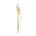 Edelstahl Essgabel in Gold Tischgabel Kueche Geschirr Utensil 17cm Einzelstueck zeit - Goldene Kleine Gabel