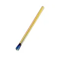 Cuchara de pajita de acero inoxidable, pajita de metal arco iris multicolor para bebidas. - Blanco AB