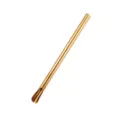 Cuchara de paja de acero inoxidable dorada, pajita de metal creativa para té y batidos. - Dorado