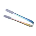 Colorful Stainless Steel Ice Tongs with Non-slip Silicone Grip Kitchen Bar Tool Variant - Rainbow Tongs