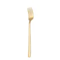 Goldene Edelstahlgabel, koreanischer Stil, Einzelstück Besteckvariante für den Haustisch. - Goldene Abendessen Gabel