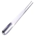 Stainless steel dual-purpose spoon fork set, creative mini tableware for fruit and dessert. - Silver Fork