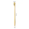 Japanese style stainless steel long handle gold coffee spoon tea ceremony accessory 17.3cm - Tapered Style / 17.3cm / Gold