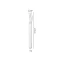 Stainless steel fruit fork with clear size and weight labels for daily home kitchen use. - Single Pack / Silver