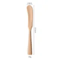 Roestvrijstalen botermes broodspatel met gehamerd handvat, roségoud finish, 15.5cm. - Roségoud