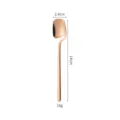 Rose gold stainless steel hanging coffee spoon creative dessert tableware 14cm long - Hanging Spoon / Rose Gold