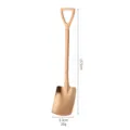 Stainless steel shovel shaped spoon rose gold coffee ice cream dessert spoon 15.5cm. - Rose Gold Square Shovel Spoons