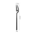 304 stainless steel black fruit fork creative dessert tableware with size 14.5cm - Hanging Fork / Black