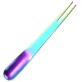 Colorful stainless steel fruit fork mini cake fork kitchen tableware dessert tool dessert fork - Rainbow Fork