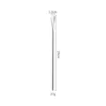 Stainless steel long handle mixing spoon, 19cm slender bar spoon for coffee and honey. - Spoon / 19cm / Silver