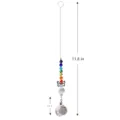 Kristallen zonnevanger hanger met kleurrijke kralen en vlinder voor raamdecoratie thuis. - Vlinderstijl - 20mm Kristallen Bol