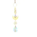 Crystal Suncatcher Window Hanging Prism Boho Evil Eye Moon Star Metal Decor Pendant Gift - Style 6 Dragon Eye