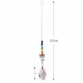 Kristallen zonnevanger hangende hanger met regenboog kralen en metalen vlinder decoratie - Vlinderstijl - 38mm Engelentraan