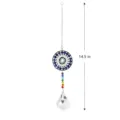 Natuurlijke kristalen zonnevanger hangend ornament mandala voor raamdecoratie thuis - Saffierblauw