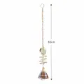 Crystal suncatcher hanging prism pendant chandelier beads home garden window decor 8.6 in - 6-Golden Champagne Diamond Shape 40mm