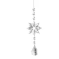 Crystal snowflake hanging pendant for Christmas tree, window, party and car decor. - Transparent Snowflake Style-New Gourd