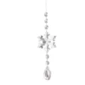 Crystal snowflake hanging pendant for Christmas tree, window suncatcher party decor. - Transparent Snowflake Style-New Pipa