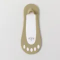 Vrouwen zomer dunne ijszijde onzichtbare teenSokken antislip ademend lage enkelsokken - Eén maat / Groen
