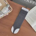 Grijs stirrup sokken ballet stijl korte beenwarmers effenkleurige veelzijdige sokken - Eén maat / donkergrijs