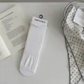 White ruffled leg warmers stack socks casual breathable cotton socks for women spring summer. - One Size / White
