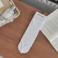 Zomer dunne ballet stijl beugel sokken effen kleur veelzijdige beenwarmers korte sokken - Eén maat / Puur wit