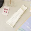 White knitted leg warmers for women winter cozy ribbed boot cuffs aesthetic leg covers - One Size / Milk White
