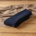 Herren Dicken Winter Wollsocken Dunkelblau Hohes Rohr Thermische Frottee Baumwollsocken - Einheitsgröße / Marineblau